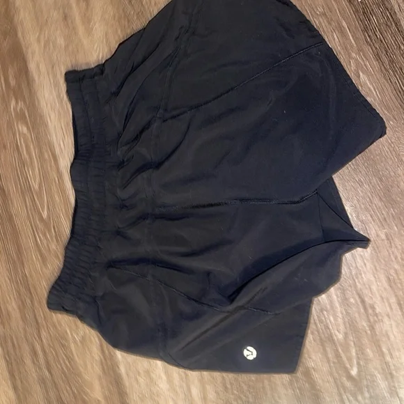 Lululemon Black Athletic Running Shorts size 6 - Picture 3 of 5